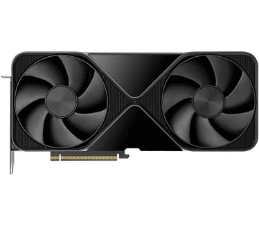 NVIDIA graphics card on a white background